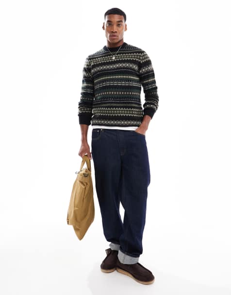 Barbour case fair isle crew neck sweater - view 1