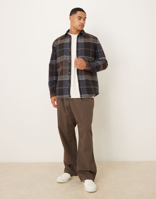 Barbour Chapter tailored check overshirt in midnight oak tartan, 2 of 5