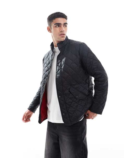 Barbour Chelsea quilted jacket in black - view 1