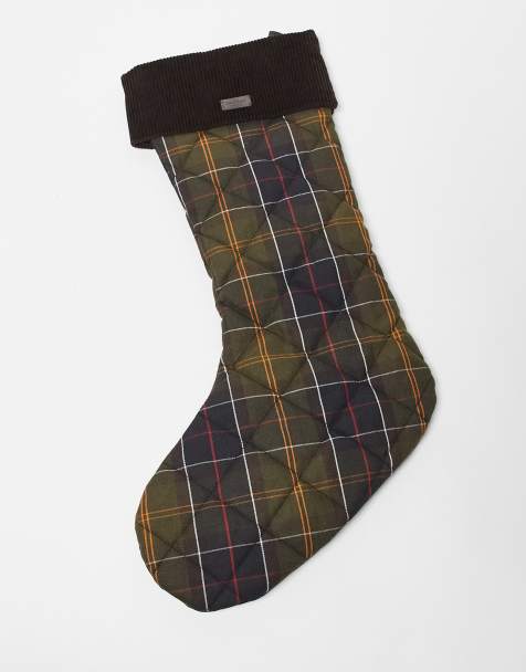 Barbour Christmas stocking in classic tartan - view 1