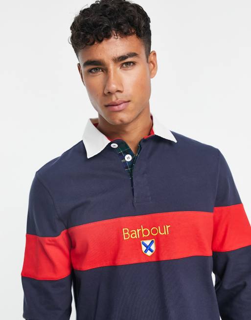 Barbour store rugby shirt