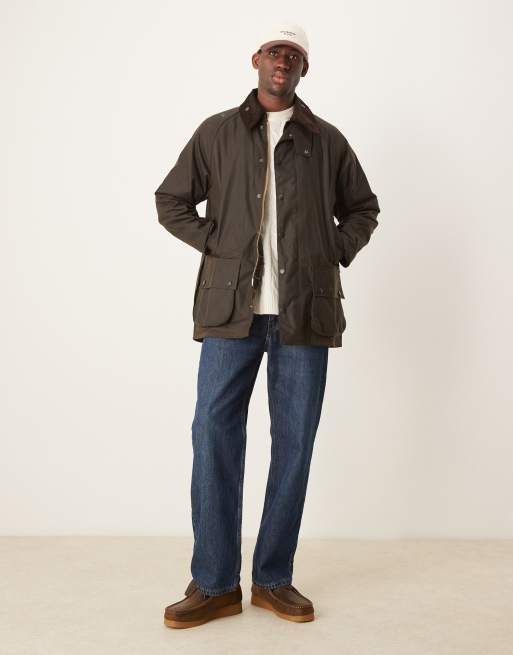 Barbour classic beaufort waxed jacket on sale