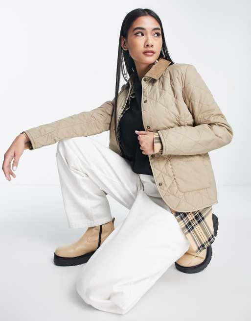 Beige barbour jacket store womens