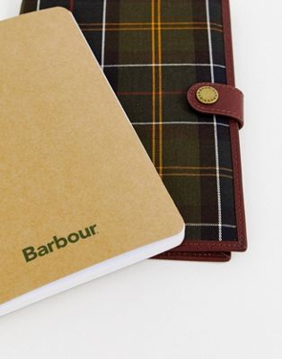 Barbour classic tartan notebook cover 