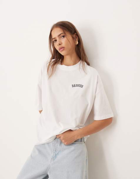 Barbour claydon t-shirt in white - view 1