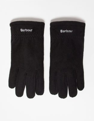 Barbour Coalford fleece gloves in black - ASOS Price Checker