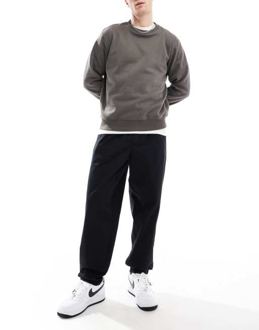 Barbour Cole relaxed cotton trousers in black
