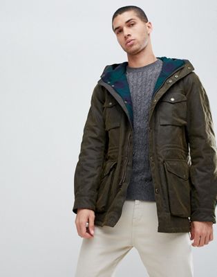 barbour coll wax jacket