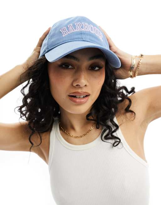 Barbour - Collegiate - Casquette à logo - Bleu