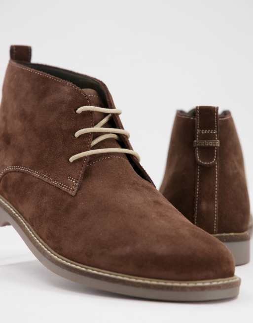 Barbour suede best sale shoes