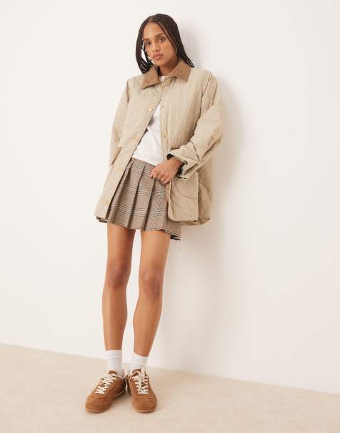 Barbour corine quilted jacket in light sand/ancient - view 1