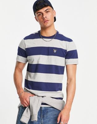 Barbour Cornell stripe t-shirt in blue