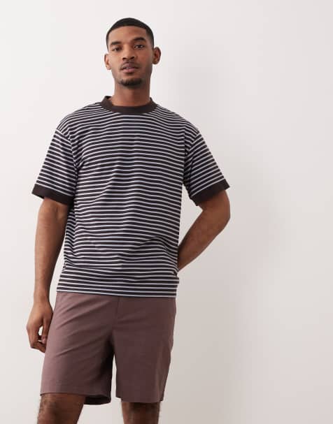 Barbour cotton-linen blend relaxed drawstring shorts in washed mauve - view 1