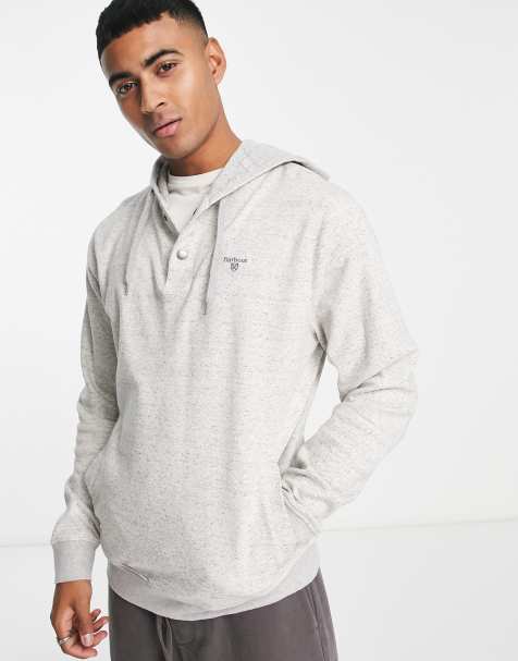 WERUN Zipped Fishing Hoodie N.7, Hooded Mens Sweatshirt with Pockets,  Durable G.ym Wear for Jogging Work Out-Light Gray