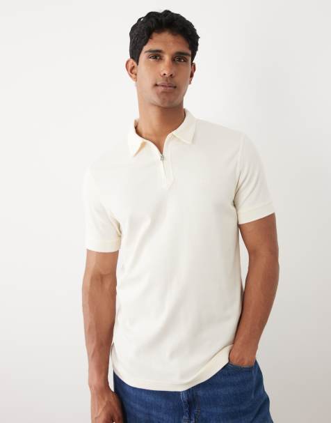 Barbour Crakehall short sleeve tailored polo shirt in whisper white - view 1