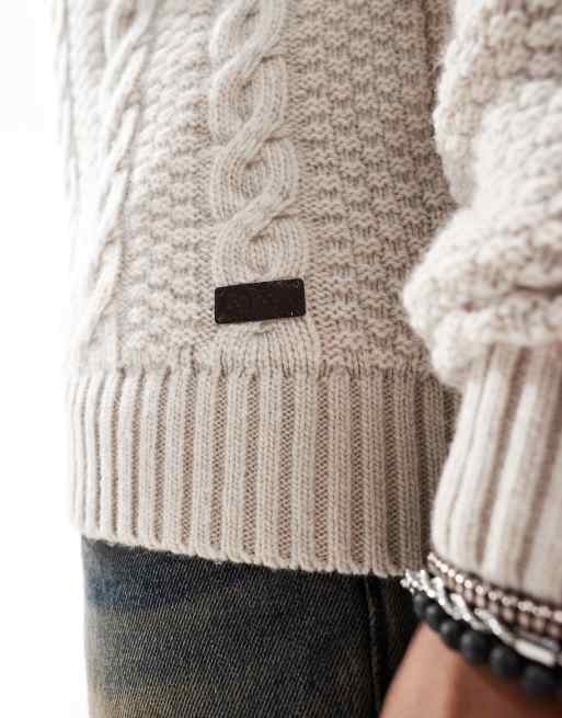 Barbour Daleside roll neck knitted jumper