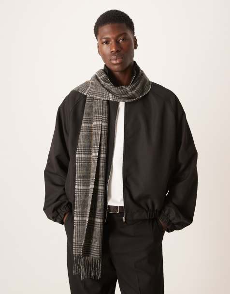 Barbour Danbrooke scarf in grey  - view 1