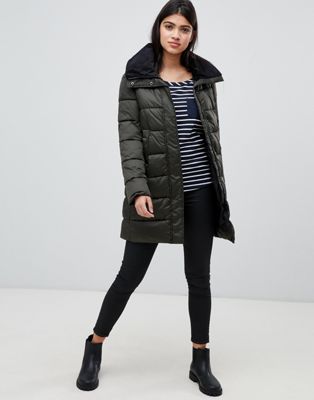 barbour darcy longline quilted online -