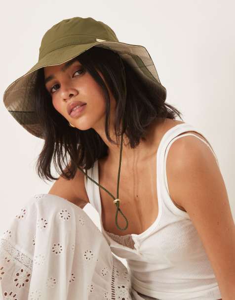 Barbour Darla showerproof bucket hat in fern/rosemary - view 1