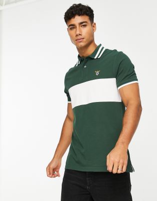 barbour green polo shirt