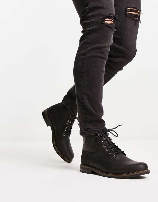 Barbour black sale boots