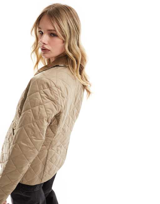 Barbour - Deveron - Giacca trapuntata beige chiaro, 4 di 4