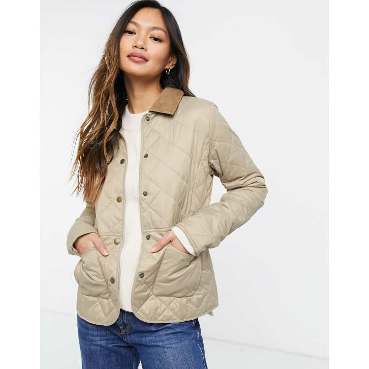 Cream on sale barbour jacket