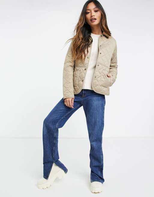 Barbour cream discount coat