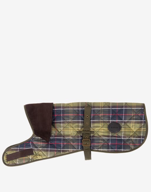 Barbour dog tartan check coat in green, 2 of 5