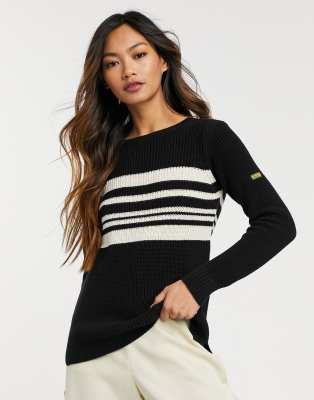 black barbour jumper