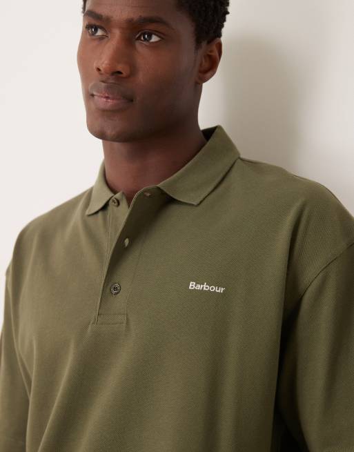 Barbour Dunand oversized polo shirt ASOS