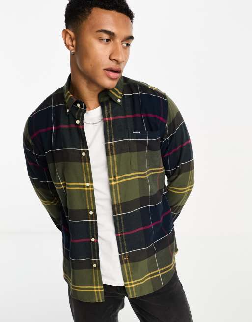 Barbour Edderton tailored shirt in classic tartan | ASOS