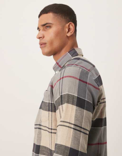 Barbour Edderton tailored tartan shirt in dress tartan - MULTI, 4 of 5