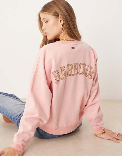 Barbour Elisha sweatshirt in pink blush - PINK - view 1