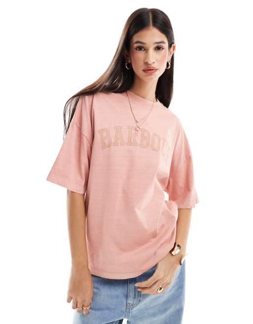 Barbour Elisha T-Shirt in mahogany rose