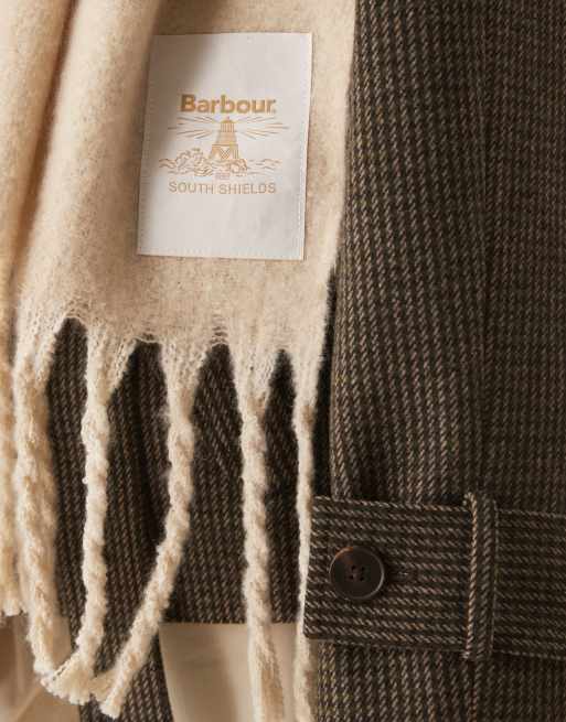 Barbour Ellison scarf in oatmeal , 3 of 3