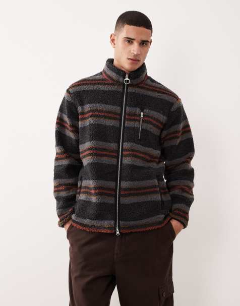 Barbour Endmoor relaxed fit fleece in black mix - view 1