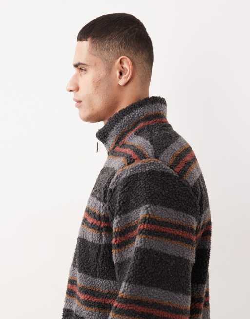 Barbour endmoor relaxed fit fleece in black mix, 4 of 5