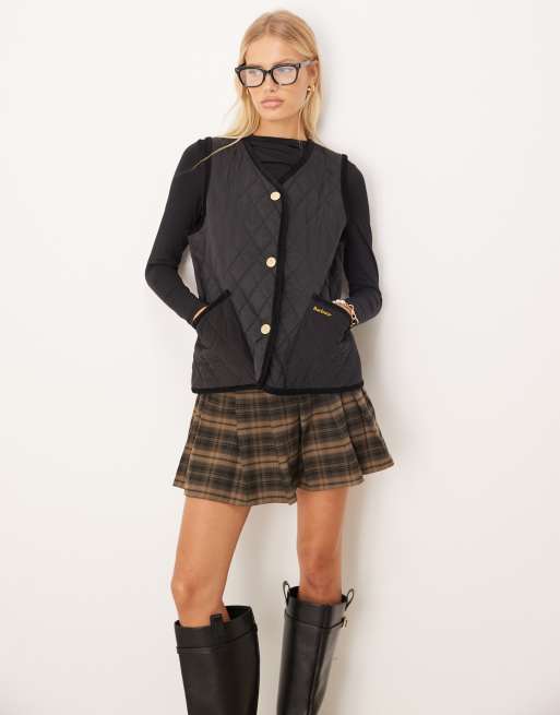 Barbour Enid gilet in black/classic - BLACK