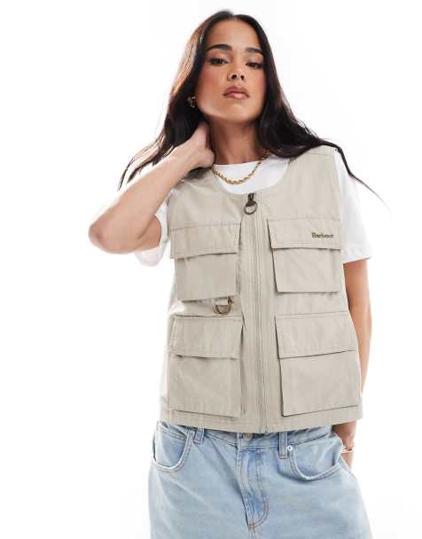 Barbour Erica utility gilet in sand - view 1