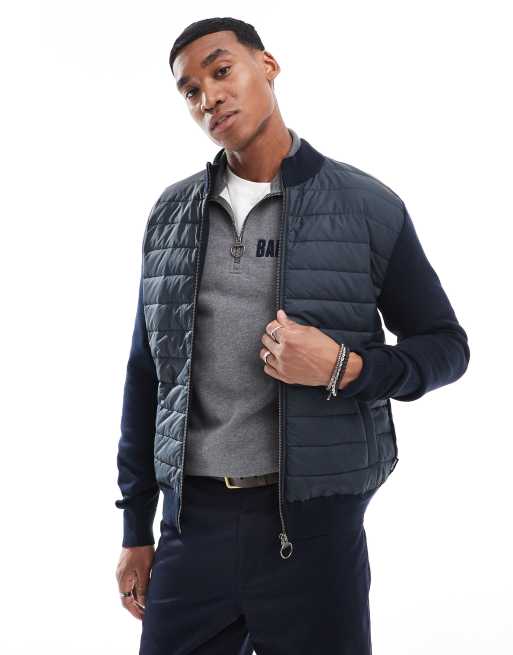 Barbour baffle zip through jacket on sale