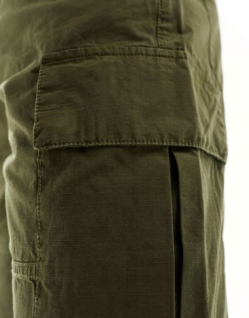 Barbour Essential Ripstop Regular Fit Cargo Trousers - Dark Green