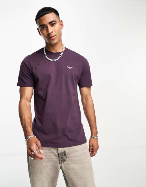 Barbour shirts mens sales purple