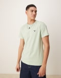 [Barbour] Barbour Essential sports t-shirt in dusty mint-Blue S Dusty mint