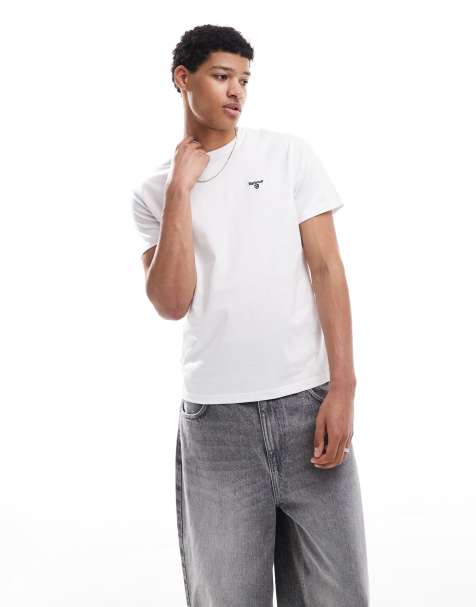 Barbour essential sports t-shirt in white - view 1