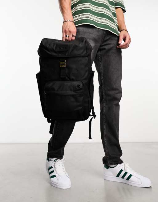 Barbour wax hot sale backpack