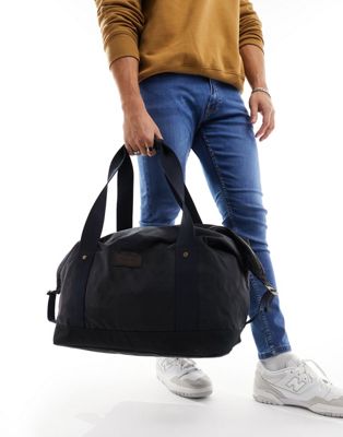 Barbour Essential wax holdall in navy - ASOS Price Checker