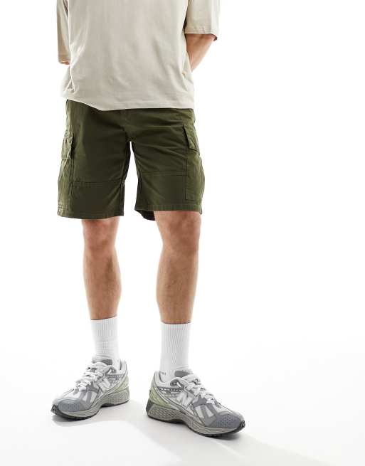 Barbour - Essentials - Cargoshort van ripstop in groen