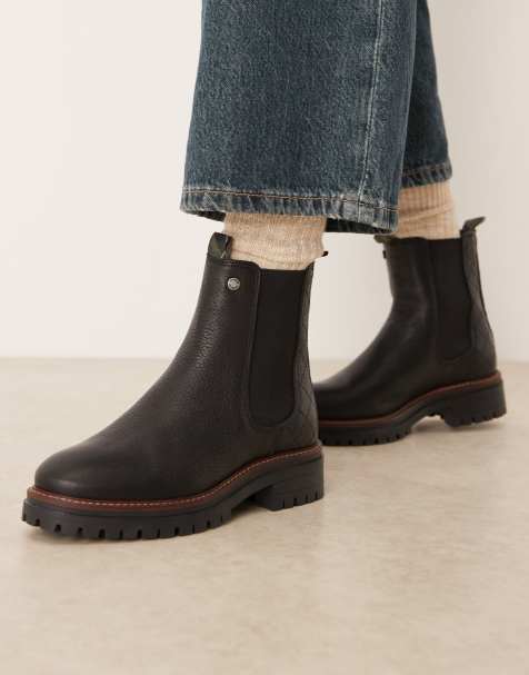 Barbour Evie chelsea boot in black - view 1