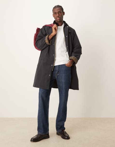 Asos mens mac hot sale